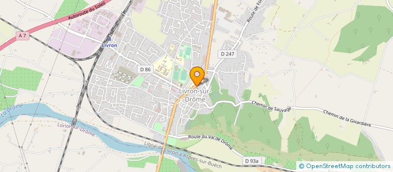 localisation de l'entreprise MONSIEUR MICHEL BOYER  LIVRON-SUR-DROME