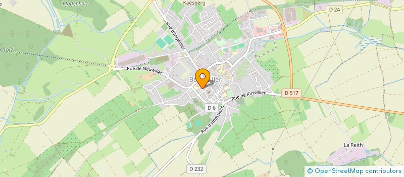 localisation de l'entreprise MONSIEUR MICHEL BOZZOLA  BOUXWILLER