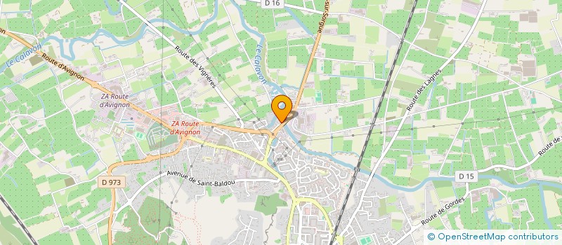 localisation de l'entreprise MONSIEUR MICHEL BRACHET  CAVAILLON