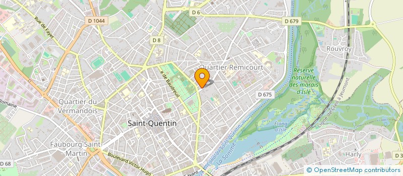 localisation de l'entreprise MONSIEUR MICHEL BRAIDY  SAINT-QUENTIN