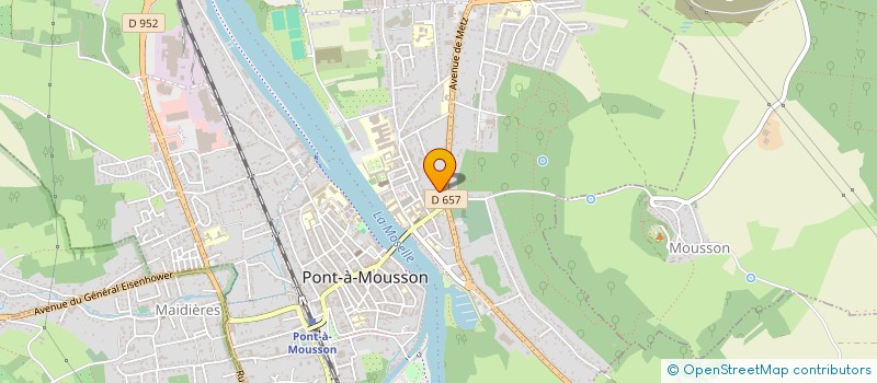 localisation de l'entreprise MONSIEUR MICHEL BRAJOU  PONT-A-MOUSSON