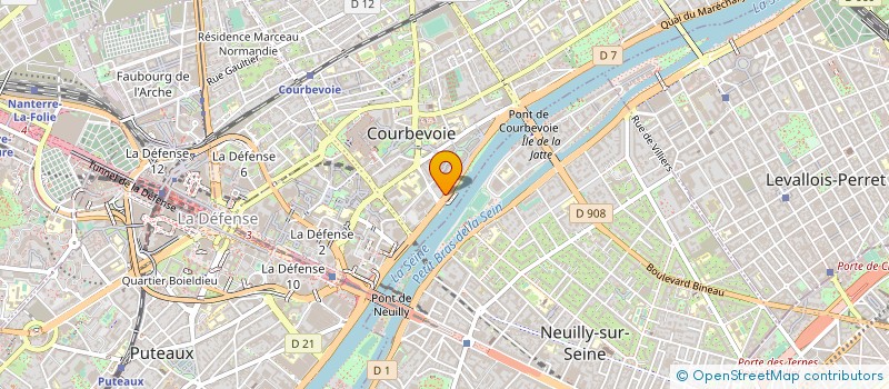 localisation de l'entreprise MONSIEUR MICHEL BRANCAZ à COURBEVOIE
