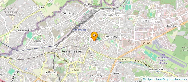 localisation de l'entreprise MONSIEUR MICHEL BRANCHARD à ANNEMASSE