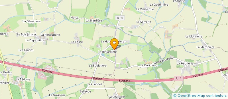 localisation de l'entreprise MONSIEUR MICHEL BRANCHEREAU à LOIREAUXENCE
