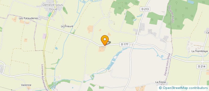 localisation de l'entreprise MONSIEUR MICHEL BRANCHEREAU  DENEZE-SOUS-DOUE