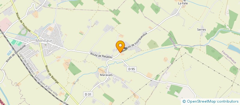 localisation de l'entreprise MONSIEUR MICHEL BRANCOURT  MONTLAUR