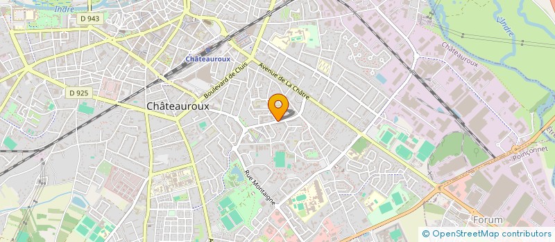 localisation de l'entreprise MONSIEUR MICHEL BRANGEARD à CHATEAUROUX