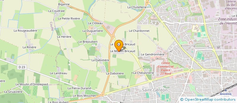localisation de l'entreprise MONSIEUR MICHEL BRANGEON à VAIR-SUR-LOIRE