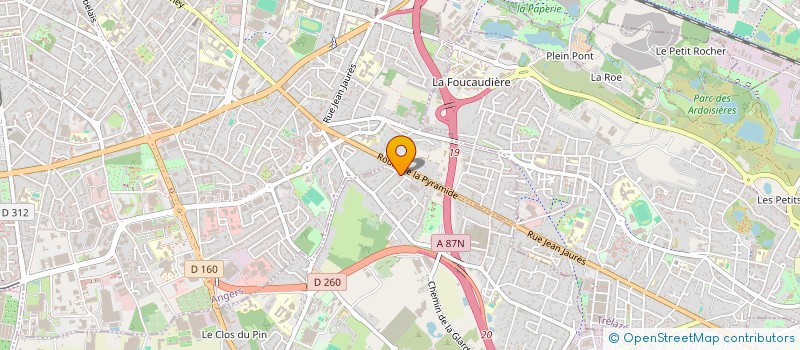 localisation de l'entreprise MONSIEUR MICHEL BRAULT  LES PONTS DE CE