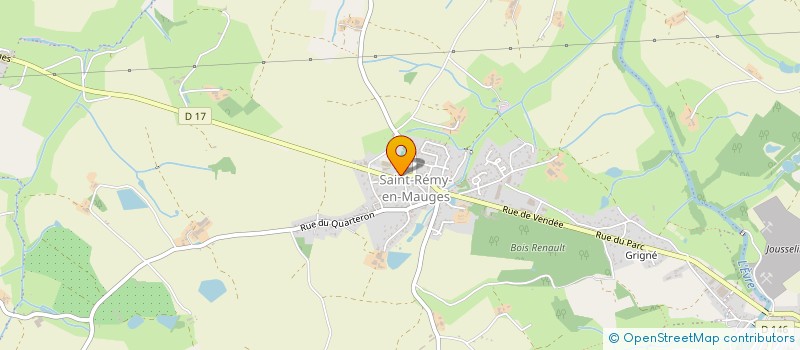 localisation de l'entreprise MONSIEUR MICHEL BRAULT à MONTREVAULT-SUR-EVRE