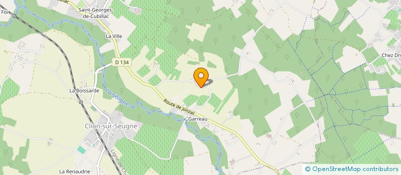 localisation de l'entreprise MONSIEUR MICHEL BRAUX  SAINT-GEORGES-ANTIGNAC