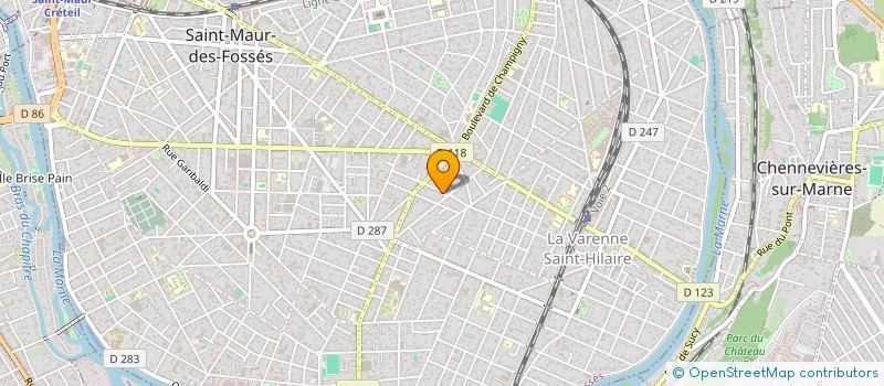 localisation de l'entreprise MONSIEUR MICHEL BREARD à SAINT-MAUR-DES-FOSSES