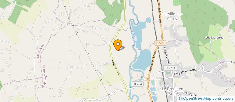 localisation de l'entreprise MONSIEUR MICHEL BREAVOINE  PONT L'EVEQUE