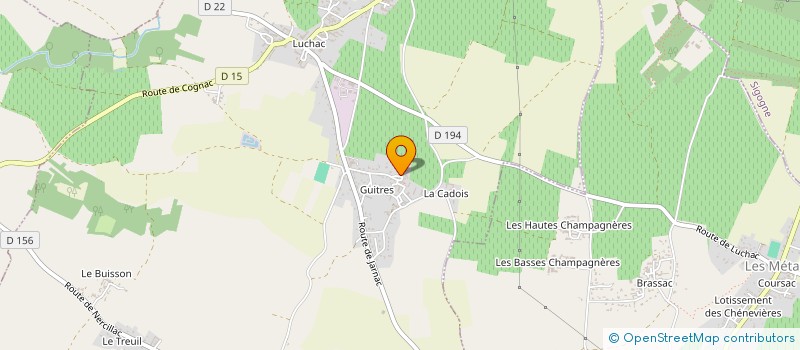 localisation de l'entreprise MONSIEUR MICHEL BRECHET à CHASSORS