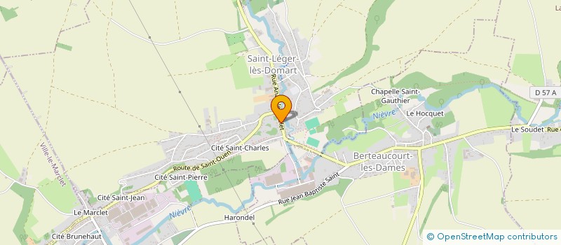 localisation de l'entreprise MONSIEUR MICHEL BREILLY  SAINT-LEGER-LES-DOMART