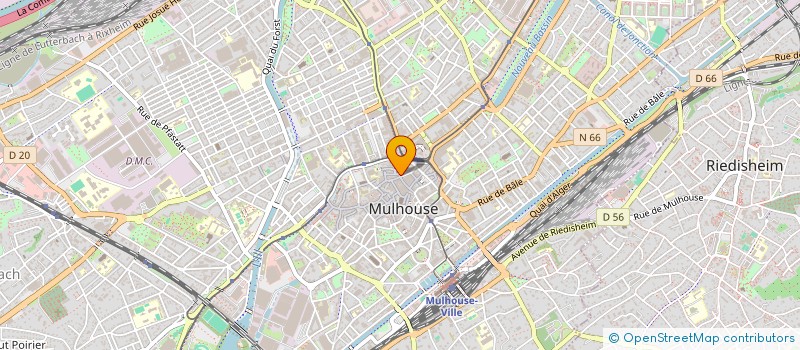 localisation de l'entreprise MONSIEUR MICHEL BREISACHER  MULHOUSE