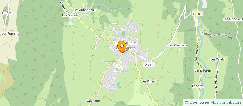localisation de l'entreprise MONSIEUR MICHEL BRENAT à CHAPELLE-EN-VERCORS (LA)
