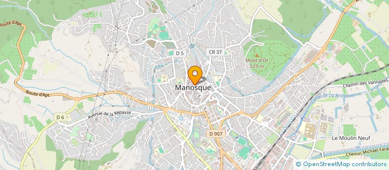 localisation de l'entreprise MONSIEUR MICHEL BRERRO à MANOSQUE