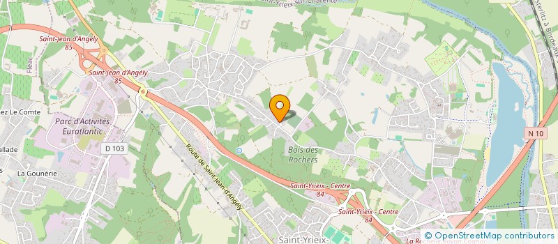 localisation de l'entreprise MONSIEUR MICHEL BRESSENOT  SAINT-YRIEIX-SUR-CHARENTE