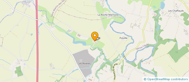 localisation de l'entreprise MONSIEUR MICHEL BRETAUD  SAINT-HILAIRE-LE-VOUHIS