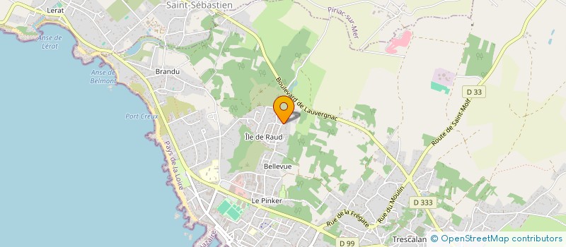 localisation de l'entreprise MONSIEUR MICHEL BRETEAU  LA TURBALLE