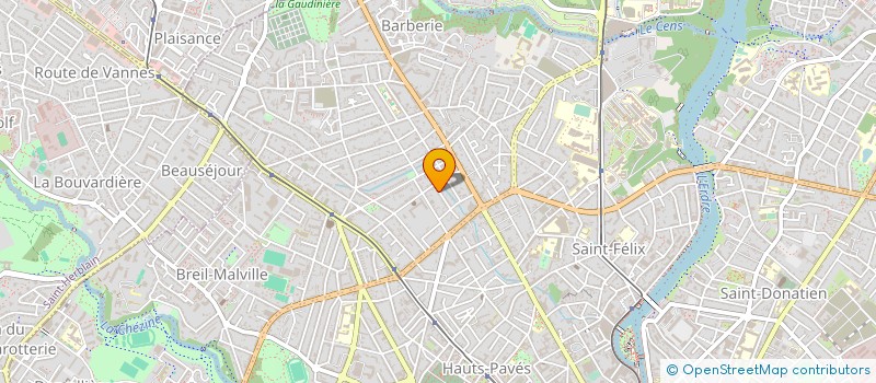 localisation de l'entreprise MONSIEUR MICHEL BRETET à NANTES