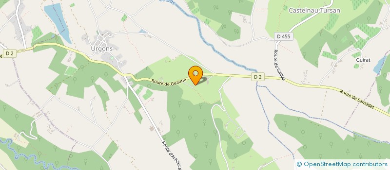 localisation de l'entreprise MONSIEUR MICHEL BRETHES  URGONS