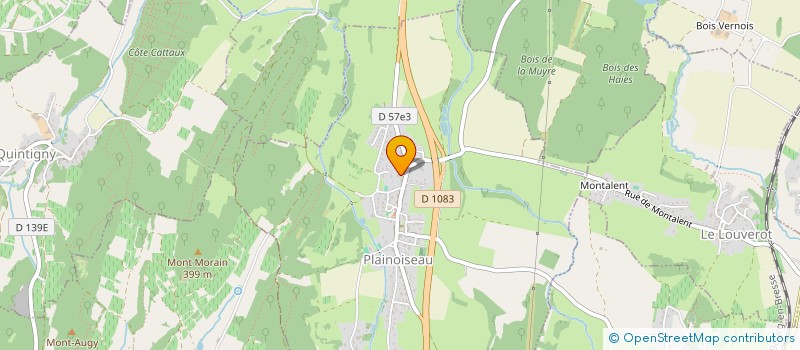 localisation de l'entreprise MONSIEUR MICHEL BRETIN  PLAINOISEAU