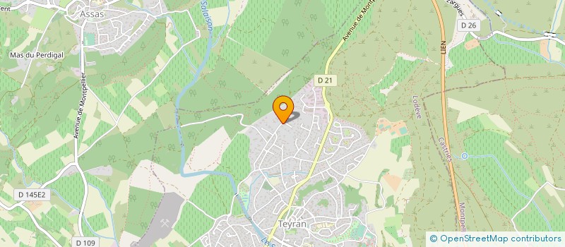 localisation de l'entreprise MONSIEUR MICHEL BREUGNOT  TEYRAN