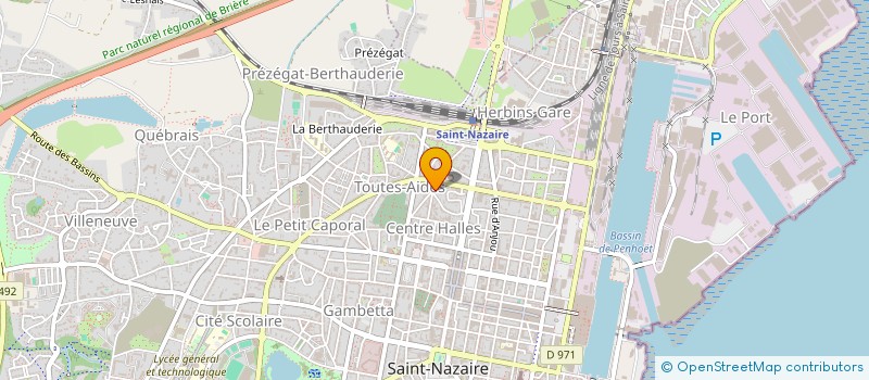 localisation de l'entreprise MONSIEUR MICHEL BRIAND à SAINT-NAZAIRE