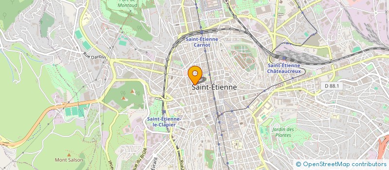 localisation de l'entreprise MONSIEUR MICHEL BRIERE  SAINT-ETIENNE