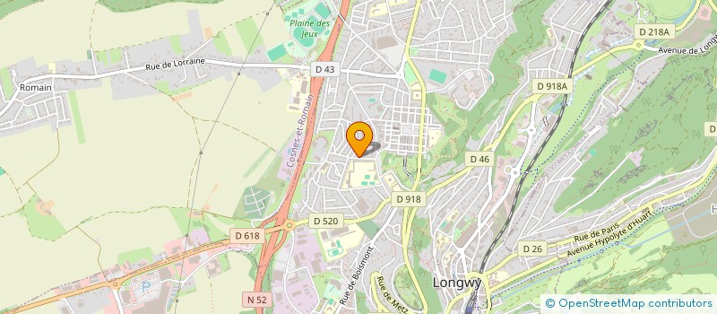 localisation de l'entreprise MONSIEUR MICHEL BRIGNON à LONGWY