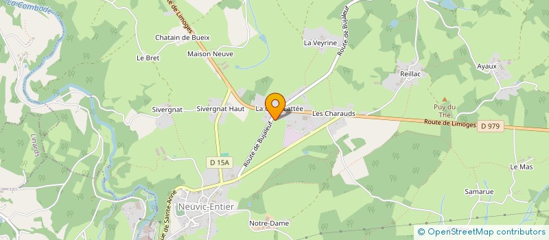 localisation de l'entreprise MONSIEUR MICHEL BRILLOU à SUSSAC