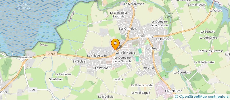 localisation de l'entreprise MONSIEUR MICHEL BRINBAUT  BEAUSSAIS-SUR-MER