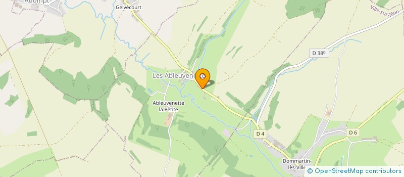 localisation de l'entreprise MONSIEUR MICHEL BRIOT  LES ABLEUVENETTES