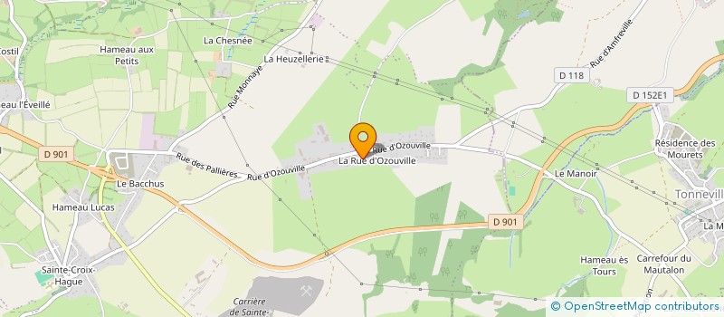 localisation de l'entreprise MONSIEUR MICHEL BRISSET  LA HAGUE