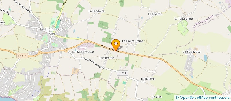 localisation de l'entreprise MONSIEUR MICHEL BRISSON à LA PLAINE-SUR-MER