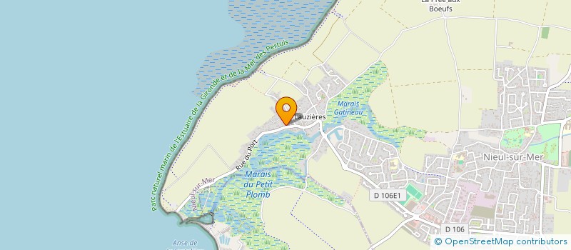 localisation de l'entreprise MONSIEUR MICHEL BROCHARD  NIEUL-SUR-MER