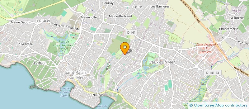 localisation de l'entreprise MONSIEUR MICHEL BROSSARD  SAINT-PALAIS-SUR-MER