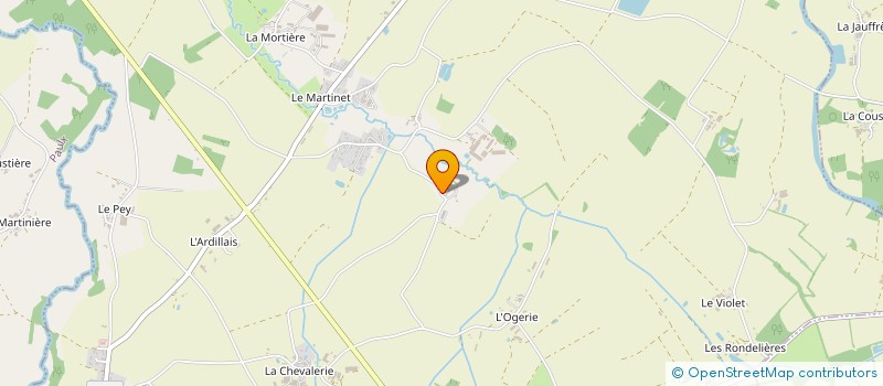 localisation de l'entreprise MONSIEUR MICHEL BROSSEAU  SAINT-ETIENNE-DE-MER-MORTE