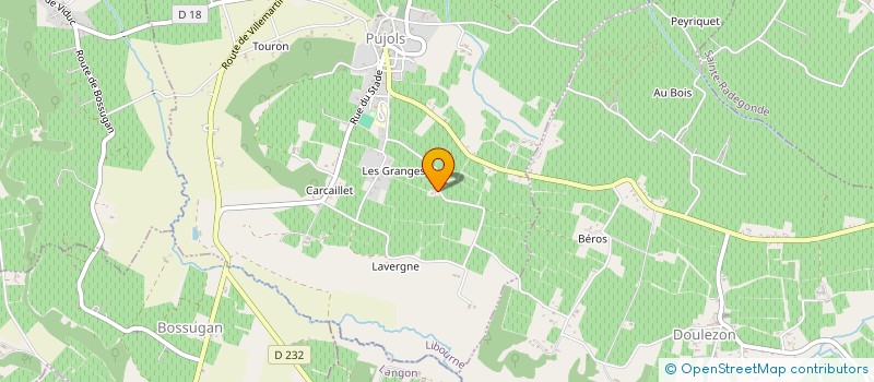 localisation de l'entreprise MONSIEUR MICHEL BROSSIER à LES SALLES-DE-CASTILLON