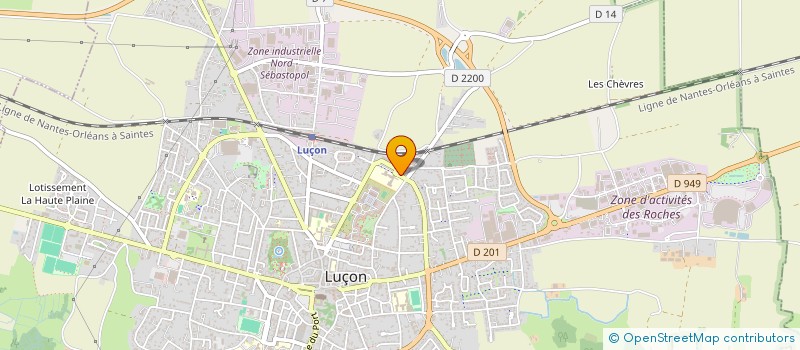 localisation de l'entreprise MONSIEUR MICHEL BROTTE  LUCON