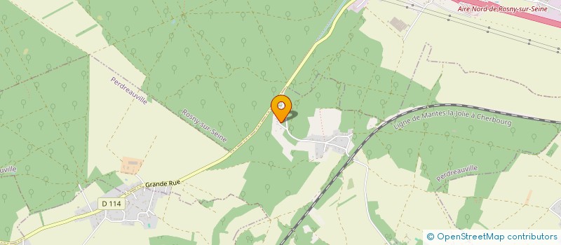 localisation de l'entreprise MONSIEUR MICHEL BROUARD  PERDREAUVILLE