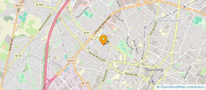 localisation de l'entreprise MONSIEUR MICHEL BROY  TOURCOING