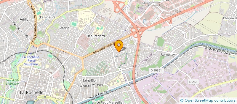 localisation de l'entreprise MONSIEUR MICHEL BRUMAUD  LA ROCHELLE