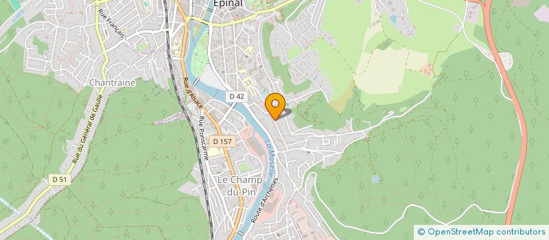 localisation de l'entreprise MONSIEUR MICHEL BRUN à EPINAL