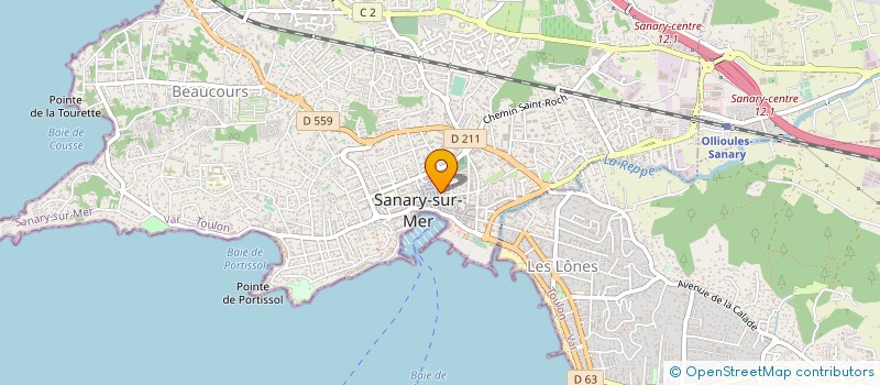 localisation de l'entreprise MONSIEUR MICHEL BRUN à SANARY-SUR-MER