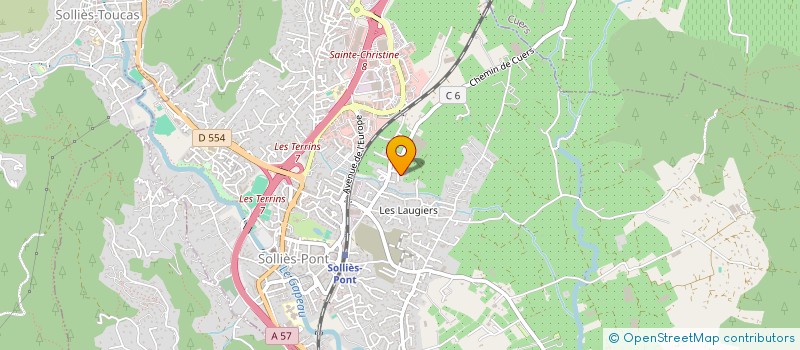 localisation de l'entreprise MONSIEUR MICHEL BRUN à SOLLIES-PONT
