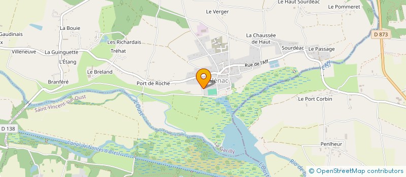 localisation de l'entreprise MONSIEUR MICHEL BRUNARD  LA GACILLY