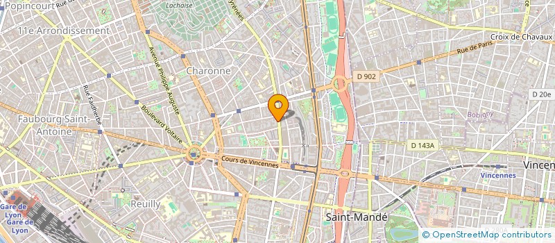 localisation de l'entreprise MONSIEUR MICHEL BRUNEL à PARIS
